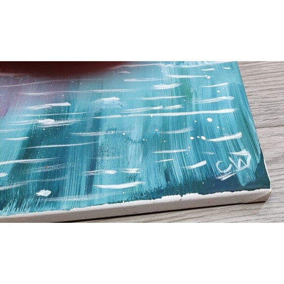 Lighthouse 16X20 Painting On Canvas Stretched Over Wood Frame, Unknown Artist - Picture 8 of 10